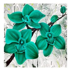 Three Green Orchids