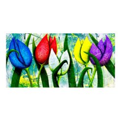 Five Colourful Tulips