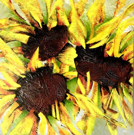 Three Sunflowers