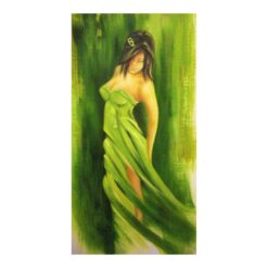 Female In Green Gown