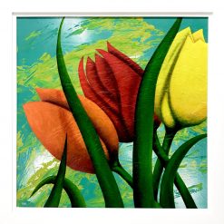 Orange, Red & Yellow Tulips